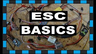 How To Use An ESC  Electronic Speed Controller Basics [upl. by Josephina]