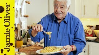 Real Spaghetti Carbonara  Antonio Carluccio [upl. by Ahseia]