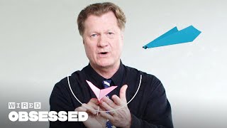 How This Guy Folds and Flies World Record Paper Airplanes  WIRED [upl. by Ainotal]