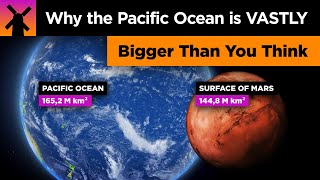 The Pacific Ocean is VASTLY Bigger Than You Think [upl. by Narej909]