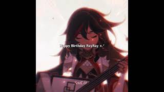 Xinyan Edit  HAPPY BIRTHDAY RayRayfrrrrr   Genshin Impact [upl. by Countess]