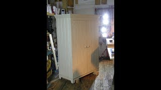 Solid Pine Armoire Complete Build [upl. by Hsizan]