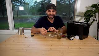 DIY CONVERTING 120V FIXTURE TO 12V  RV LIGHT FIXTURE  CAMPERVAN [upl. by Yerkovich]