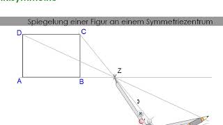 Punktspiegelung konstruieren [upl. by Yellat]