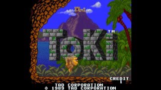 Toki Longplay Arcade 60 FPS [upl. by Eizzik]