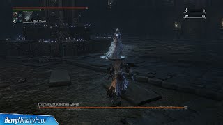 Bloodborne  Yharnam Pthumerian Queen Location and Boss Fight Yharnam Pthumerian Queen Trophy [upl. by Canada38]