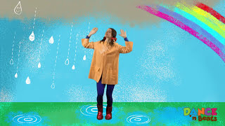 Preschool Learn to Dance Drip Drop Rain [upl. by Kennan]