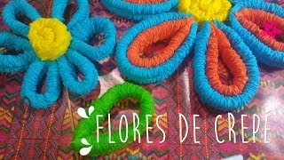 Tutorial Flores de Papel Crepé Corrugado [upl. by Eelsnia45]