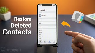 How to Recover Deleted Contacts from iPhone 3 Ways [upl. by Alissa657]