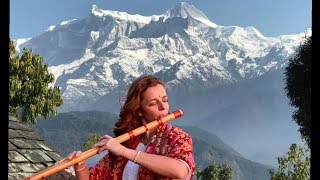 Phool Ko Thunga  Nepali Dhun  Bansuri Flute  Stephanie Bosch [upl. by Arikahs]