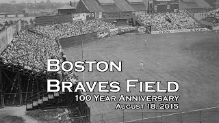 Boston Braves Nickerson Field 100 Year Old Anniversary of Baseball Ball Park [upl. by Annoik]