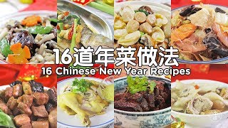 年菜食谱 1 Chinese New Year Recipe Compilation Vol1 [upl. by Cavanagh]