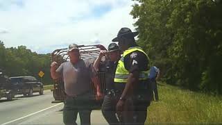 Raw video Dashcam footage shows Sheriff arguing with state trooper [upl. by Draper845]