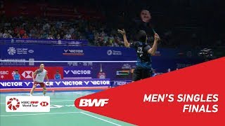 F  MS  Anthony Sinisuka GINTING INA vs Kento MOMOTA JPN 3  BWF 2018 [upl. by Massiw]