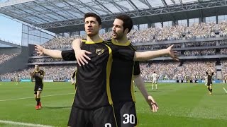 FIFA15  PS Vita handheld gameplay [upl. by Nnylarej]