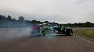 750HP 100mph Ford Mustang Drifting [upl. by Ahsrats]