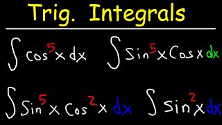 Trigonometric Integrals [upl. by Aromas]