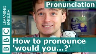 Pronunciation How to pronounce would you [upl. by Airalav]