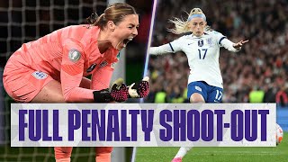 Full Penalty Shootout  England 11 Brazil 42 Penalties UEFA Womens Finalissima  England [upl. by Merola]