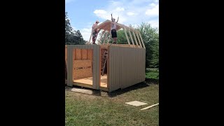 How To Build a Barn Style Shed [upl. by Cawley]