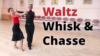 Waltz Basic Lesson  Whisk Back Whisk Chasse [upl. by Aneerbas23]