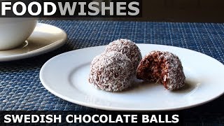 Swedish Chocolate Balls Chokladbollar  Food Wishes [upl. by Atnauqahs]