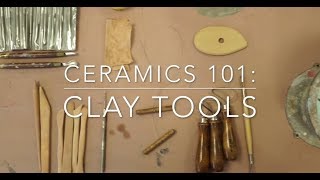 Ceramics 101 Clay Tools [upl. by Ripp324]