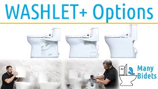 How to Choose a WASHLET Bidet Toilet  Comparison  how are they different [upl. by Strang]