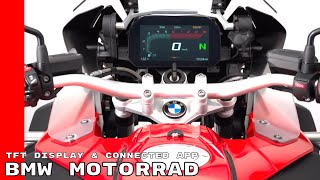 BMW Motorrad Connectivity TFT Display amp Connected App [upl. by Cid]