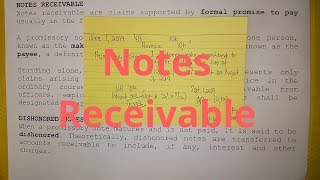 Notes Receivable Overview [upl. by Cherye]