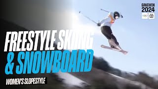 RELIVE  Freestyle Skiing  Snowboard Womens Slopestyle  Gangwon2024 [upl. by Airtened]