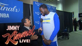 Guillermo vs LeBron James at 2017 NBA Media Day [upl. by Imeon]