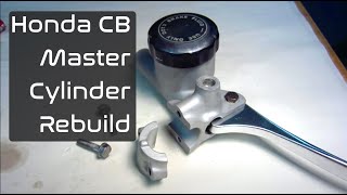 Honda CB Master Cylinder Rebuild [upl. by Semreh]