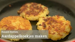 Aardappelkoekjes maken [upl. by Len]