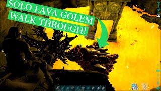 LAVA GOLEM SOLO WALK THROUGH INSANE LOOT TECHNIQUE [upl. by Aili]