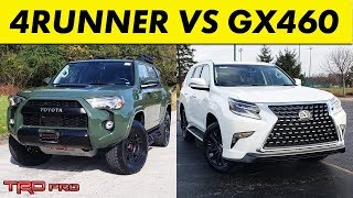 2020 Toyota 4Runner TRD Pro vs 2020 Lexus GX 460 [upl. by Ezarras]