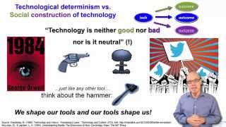 DTampSC 14 Technological Determinism vs Social Constructivism [upl. by Nnylodnewg]