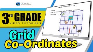 3rd Grade Math Tutorials Grid CoOrdinates [upl. by Hpseoj985]