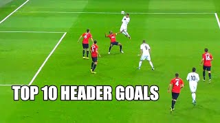 Cristiano Ronaldos Top 10 Header Goals Ever English Commentary [upl. by Acirderf]