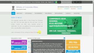 How to find CIN No and other details of Company registered in India [upl. by Anzovin86]