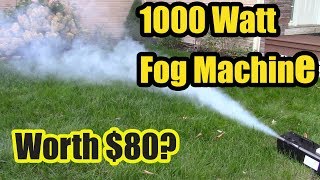 Is this 1000W Fog Machine Worth 80 [upl. by Anitra]