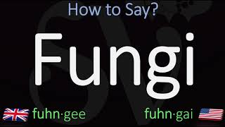 How to Pronounce Fungi CORRECTLY British Vs American Pronunciation [upl. by Girard]