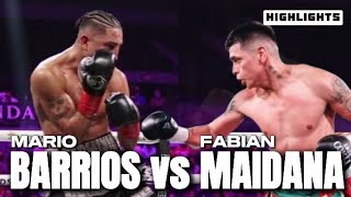 MARIO BARRIOS VS FABIAN MAIDANA HIGHLIGHTS  KNOCKOUT [upl. by Bedad]