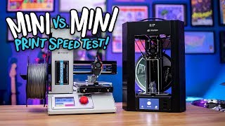 Mini vs Mini Monoprice 3D Printer Speed Test [upl. by Ibbie523]