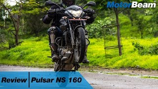 Pulsar NS 160 Review  Most Detailed Road Test  MotorBeam [upl. by Drazze939]