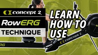 Correct Rowing Machine Technique Improve Your Rowing  Concept2 [upl. by Shorter]