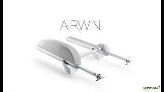 AIRWIN  ATTUATORE ELETTRICO A CREMAGLIERA  COMUNELLO  Frame Automation [upl. by Anen]