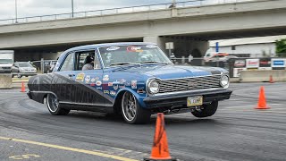 Racing Autocross in a 65 Nova Goodguys Nashville [upl. by Ljoka]