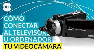 Videocámaras cómo conectarlas al ordenador o el televisor [upl. by Annayhs]