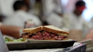 Behind the Pastrami Counter at Katzs Deli [upl. by Jules]